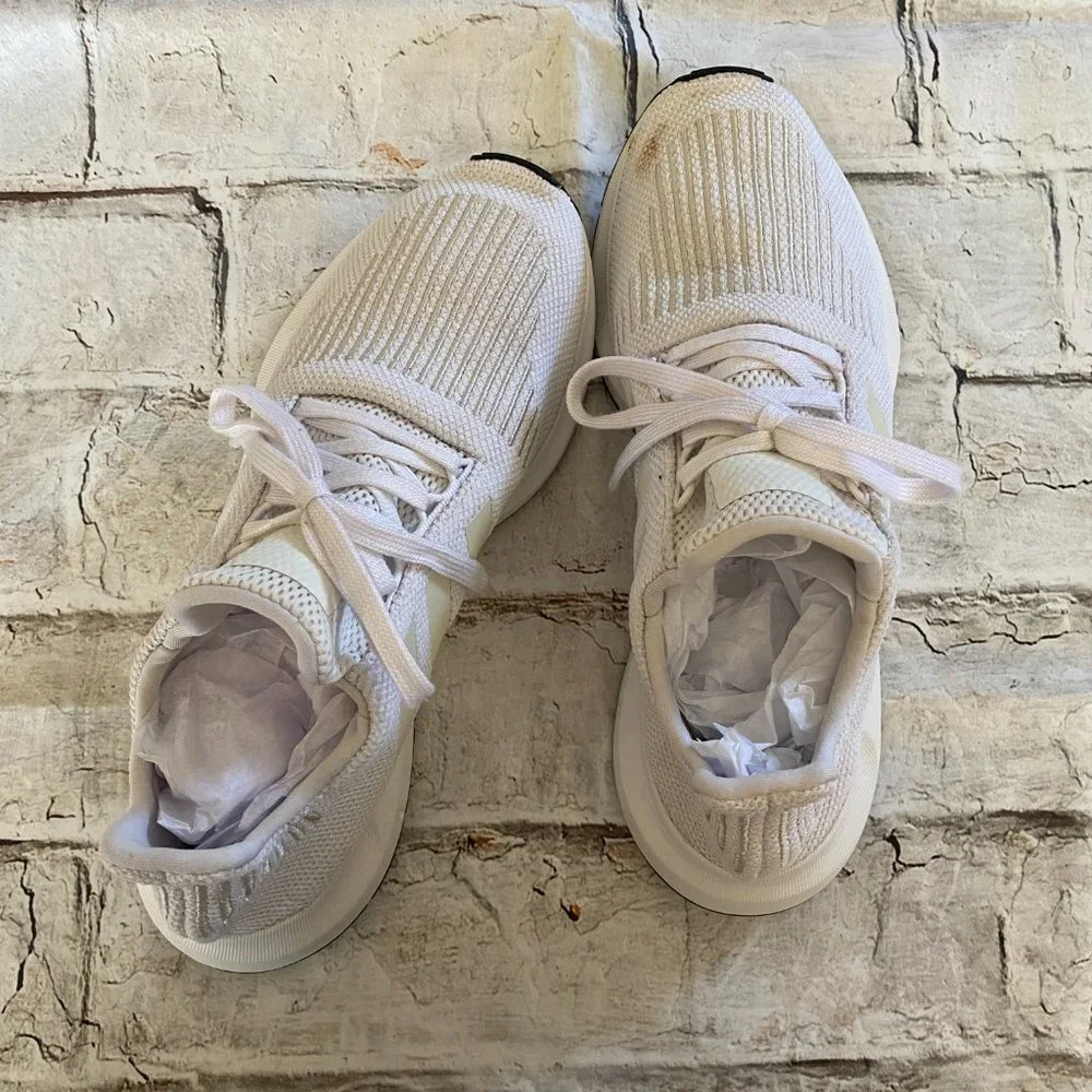 Adidas White Swift Run Sneakers